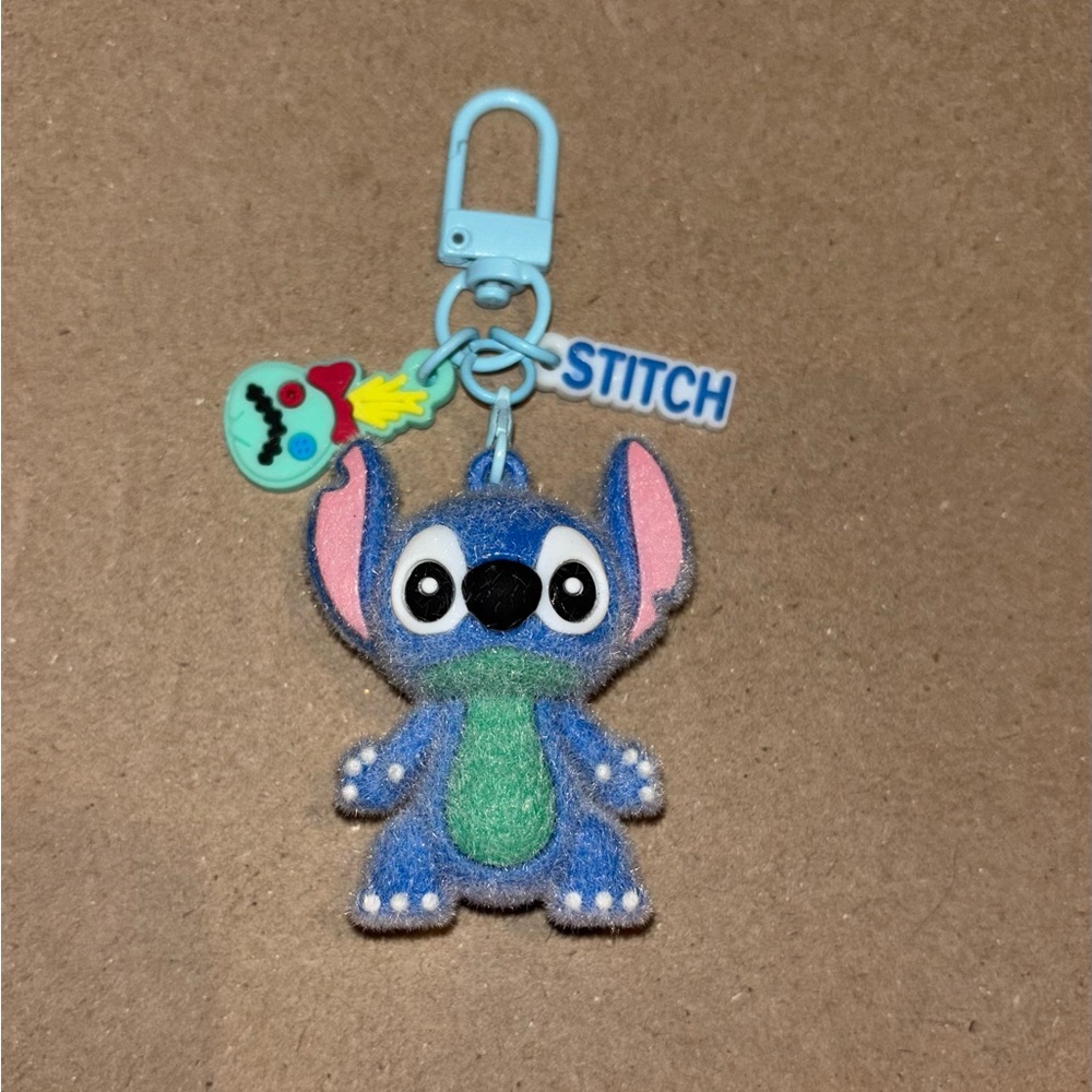 NWT Pink or Blue Stitch Keychain